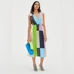 Stine Goya Annalise Check Dress Sz Large NWT